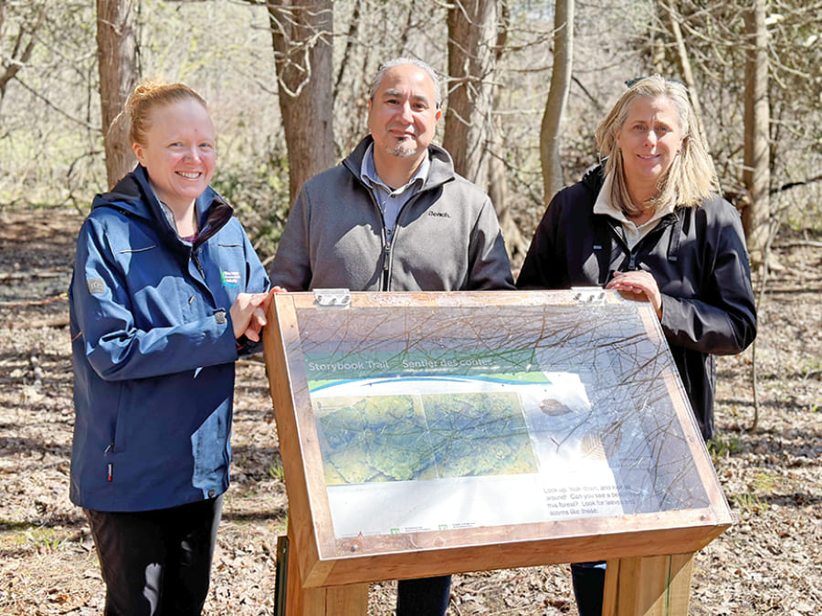 story book trail panel