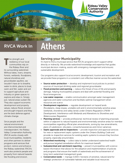 Athens - Municipal Information Sheet