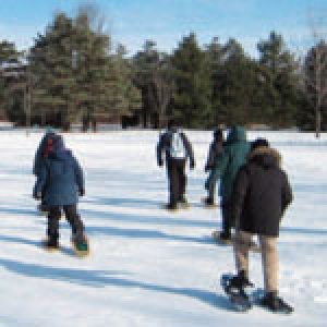 Snowshoeing