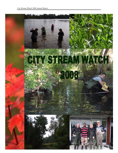 City Stream Watch 2008 - Annual Report