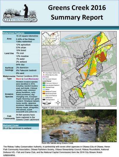 Greens Creek - 2016  Summary Report