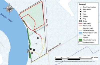 W.A. Taylor CA Trail Map