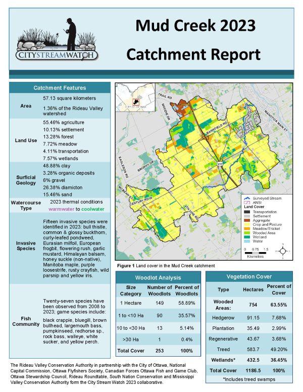 City Stream Watch 2023 Mud Creek Catchment